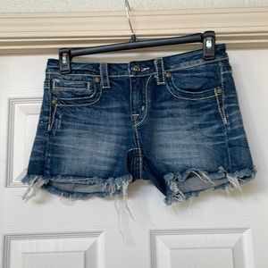 Miss Me Embellished Denim Cut offs